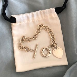 Tiffany & Co. authentic heart tag charm bracelet